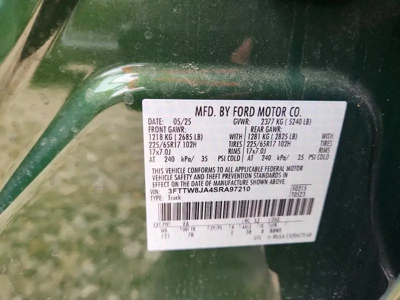 2025 FORD MAVERICK XLT  