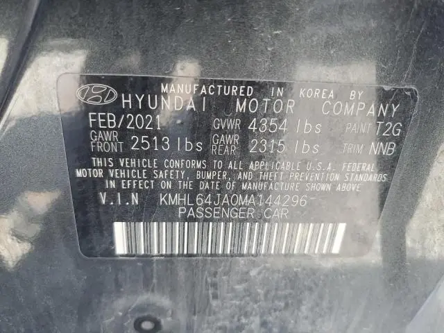 2021 HYUNDAI SONATA SEL  