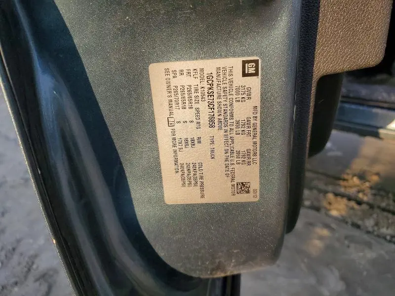 2012 CHEVROLET SILVERADO K1500 LT  