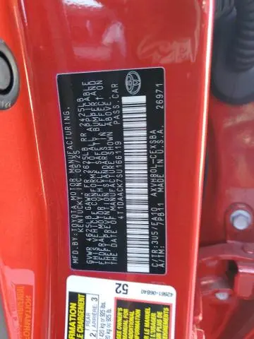 2025 TOYOTA CAMRY XSE  