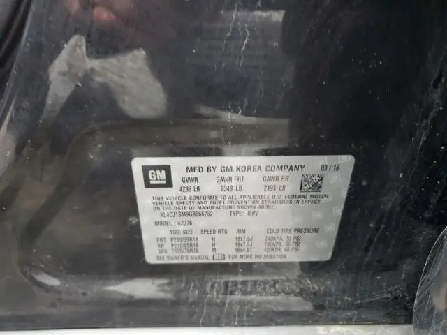 2016 BUICK ENCORE SPORT TOURING  