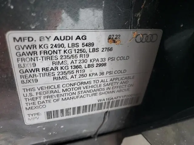 2023 AUDI Q5 PREMIUM PLUS 45  