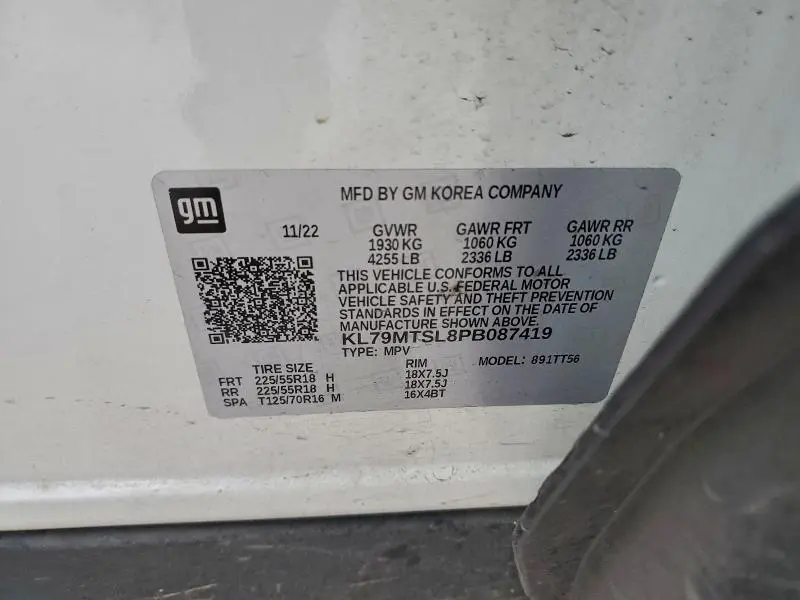 2023 CHEVROLET TRAILBLAZER RS  