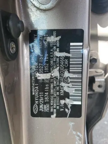 2012 HYUNDAI ACCENT GLS  
