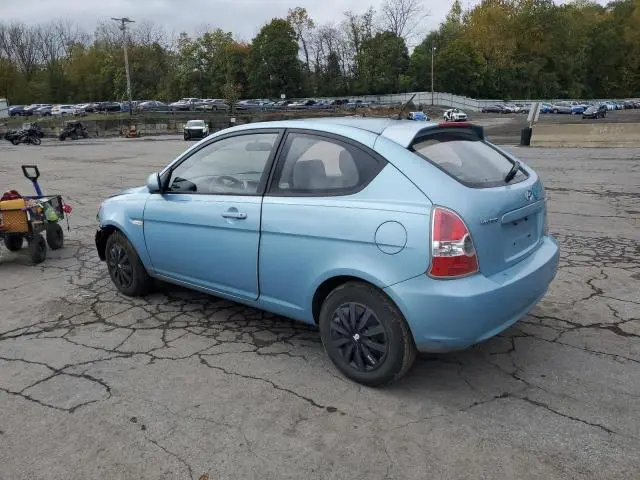 2010 HYUNDAI ACCENT BLUE  