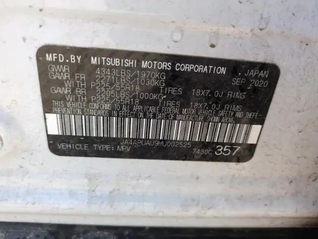 2021 MITSUBISHI OUTLANDER SPORT ES