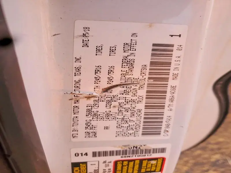 2018 TOYOTA TACOMA ACCESS CAB  