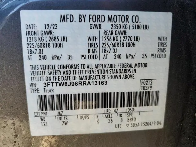 2024 FORD MAVERICK XLT  