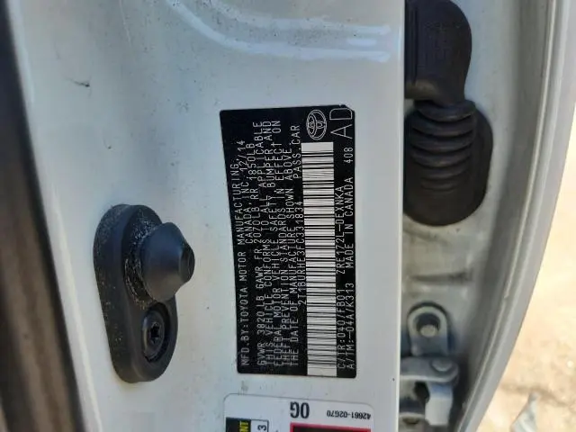 2015 TOYOTA COROLLA L  