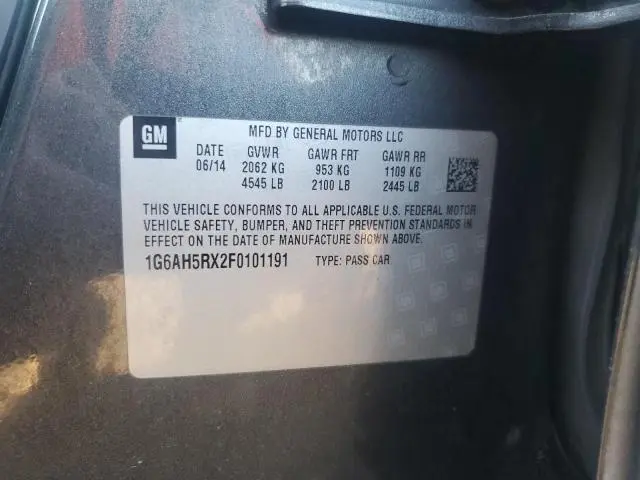 2015 CADILLAC ATS LUXURY