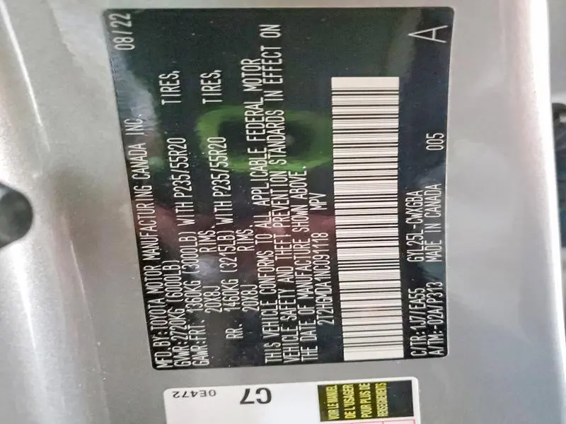 2022 LEXUS RX 450H BASE  