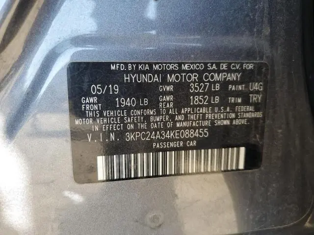 2019 HYUNDAI ACCENT SE