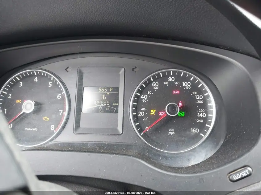 2012 VOLKSWAGEN JETTA 2.5L SE