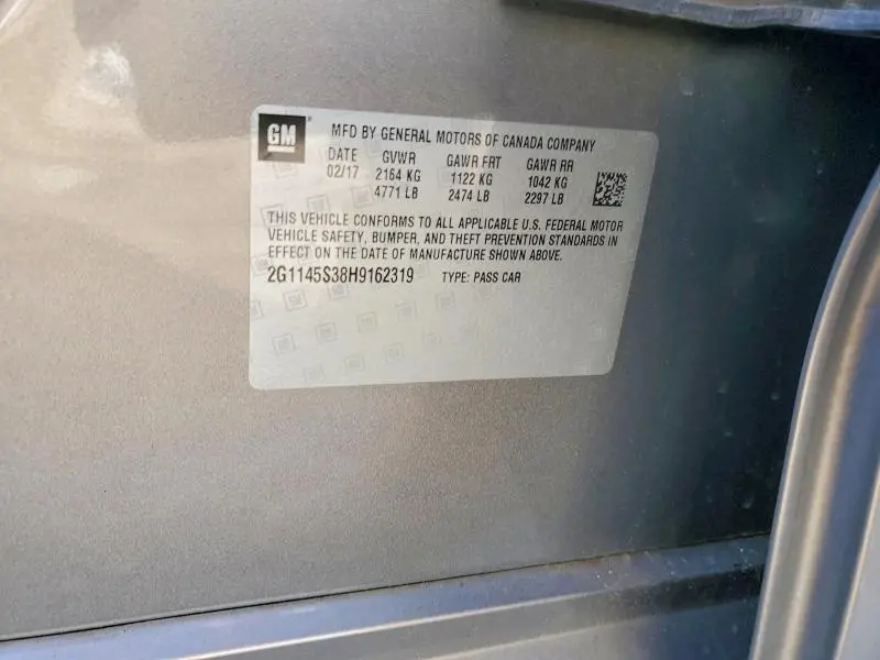 2017 CHEVROLET IMPALA PREMIER  