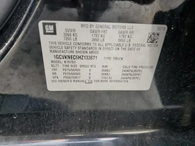 2017 CHEVROLET SILVERADO K1500  
