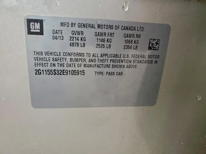 2014 CHEVROLET IMPALA LTZ  