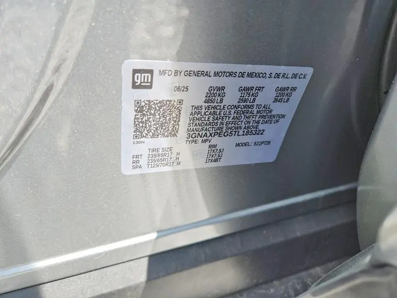 2026 CHEVROLET EQUINOX LT  