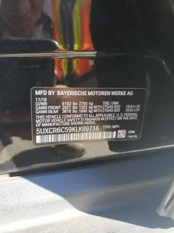 2019 BMW X5 XDRIVE40I  