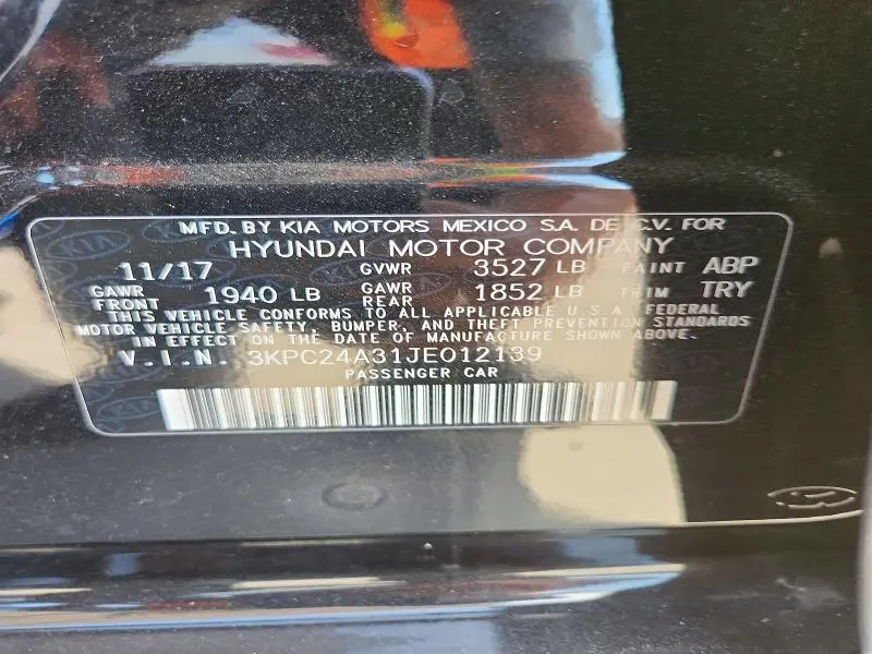 2018 HYUNDAI ACCENT SE  