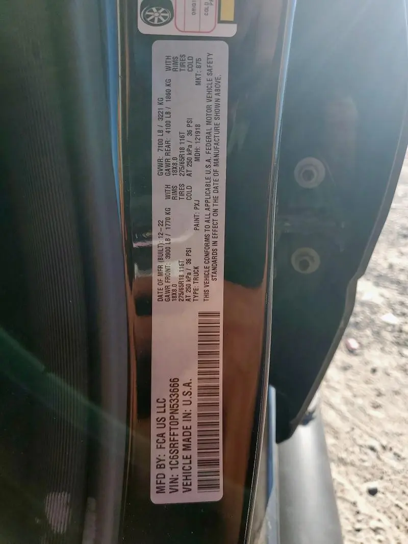 2023 RAM 1500 BIG HORN/LONE STAR