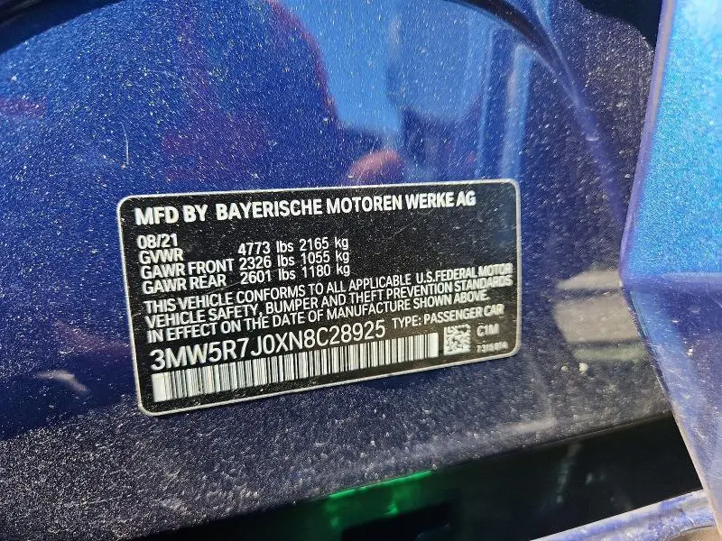 2022 BMW 330XI   