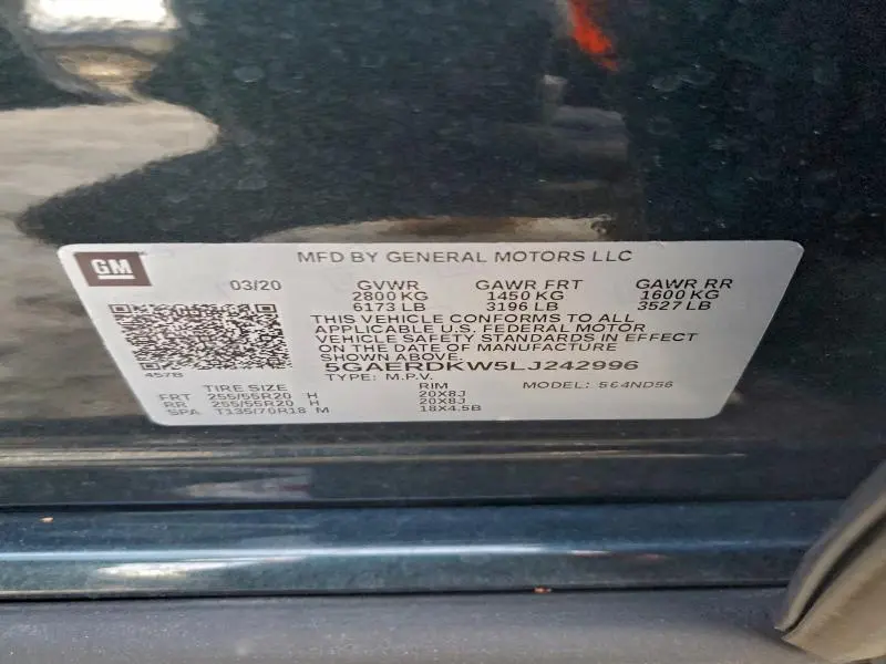 2020 BUICK ENCLAVE AVENIR  