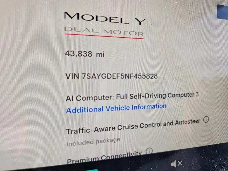 2022 TESLA MODEL Y   