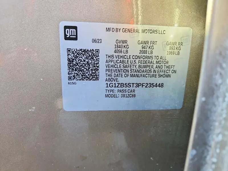 2023 CHEVROLET MALIBU LS  