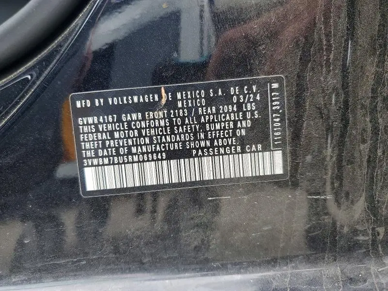 2024 VOLKSWAGEN JETTA SPORT  