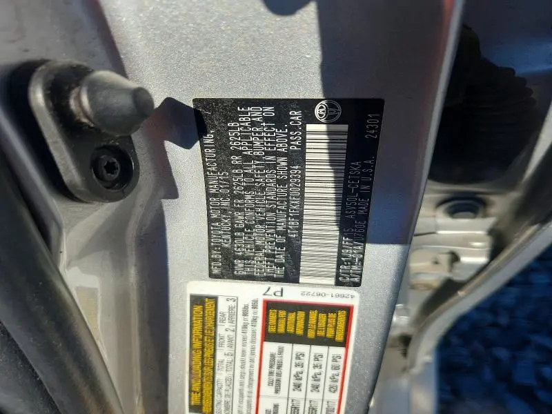 2015 TOYOTA CAMRY SE  