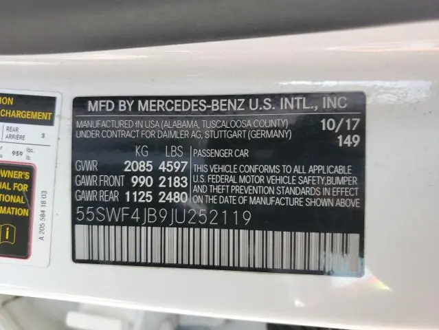 2018 MERCEDES-BENZ C 300  