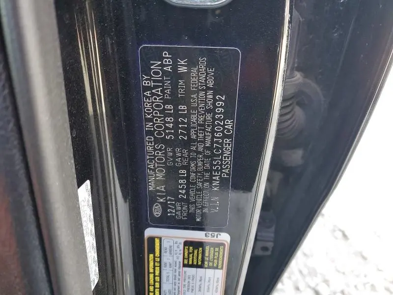 2018 KIA STINGER GT2  