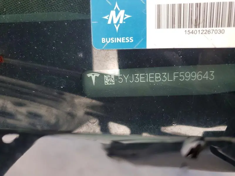 2020 TESLA MODEL 3   