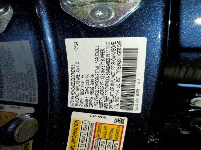 2025 HONDA ACCORD SE  