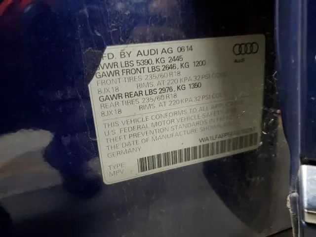 2015 AUDI Q5 PREMIUM PLUS