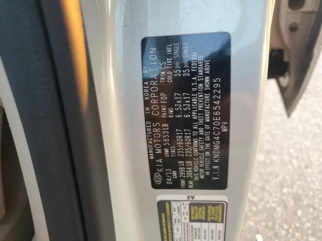 2014 KIA SEDONA LX  