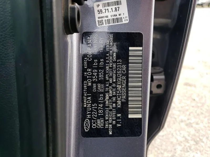 2016 HYUNDAI ACCENT SE  