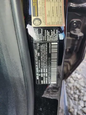 2011 MERCEDES-BENZ E 350  