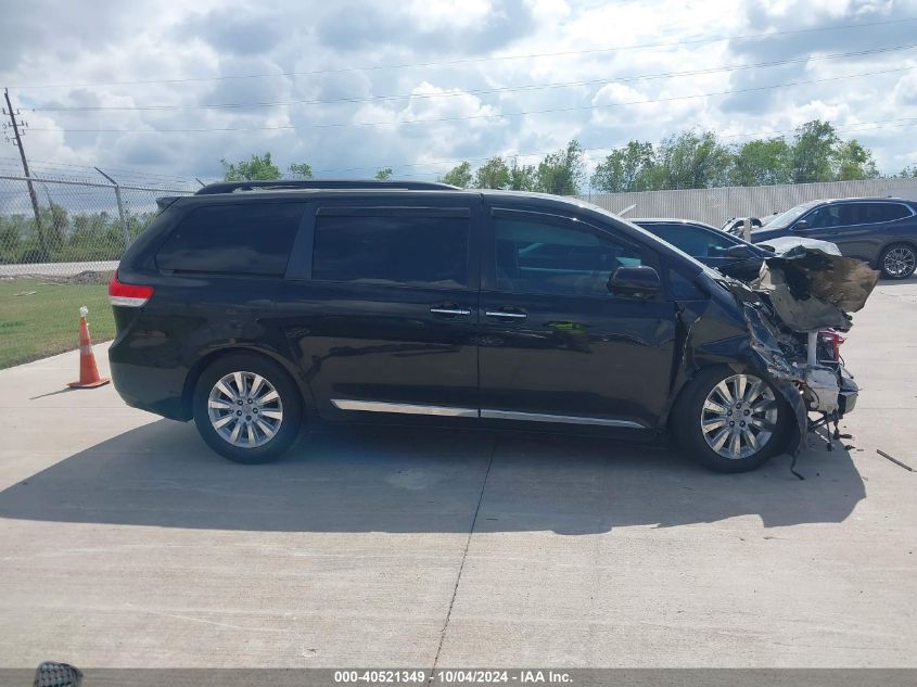 2012 TOYOTA SIENNA LIMITED V6 7 PASSENGER