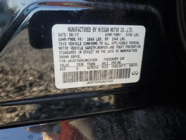 2018 INFINITI Q50 LUXE  