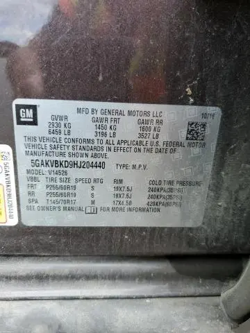 2017 BUICK ENCLAVE 