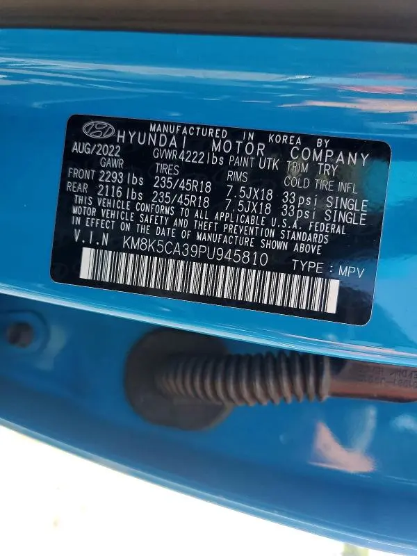 2023 HYUNDAI KONA LIMITED  