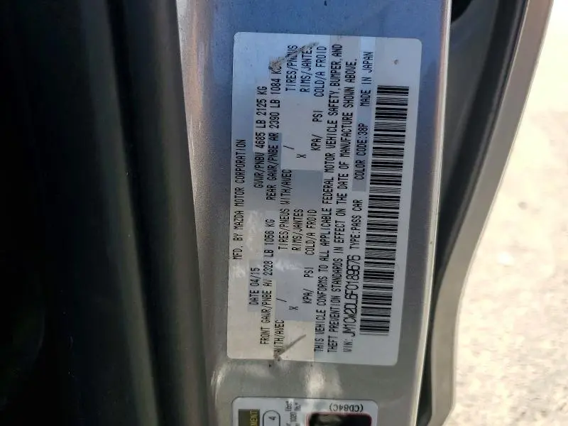 2015 MAZDA 5   