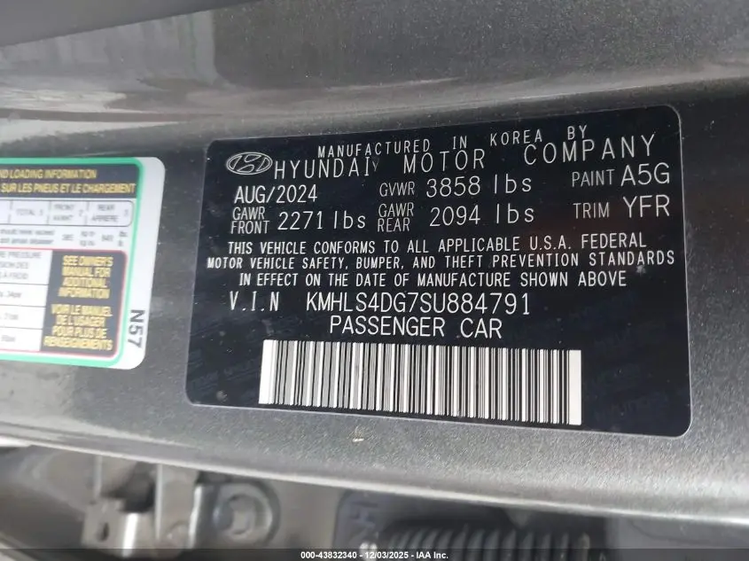 2025 HYUNDAI ELANTRA SEL CONVENIENCE