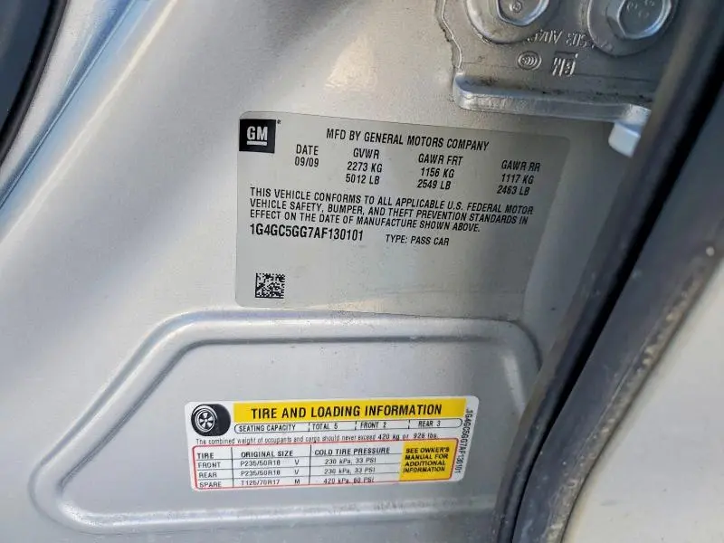 2010 BUICK LACROSSE CXL  