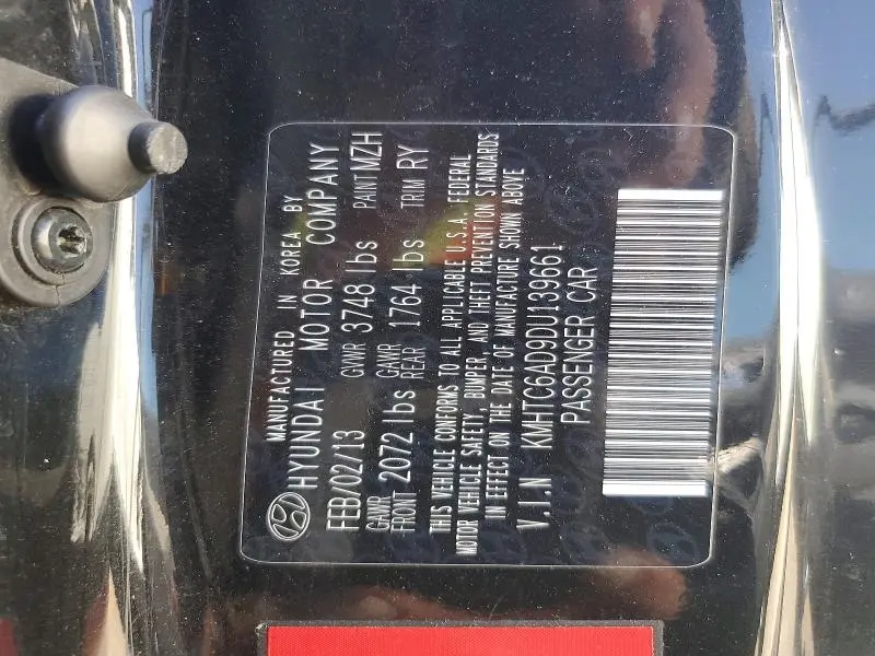 2013 HYUNDAI VELOSTER BASE  