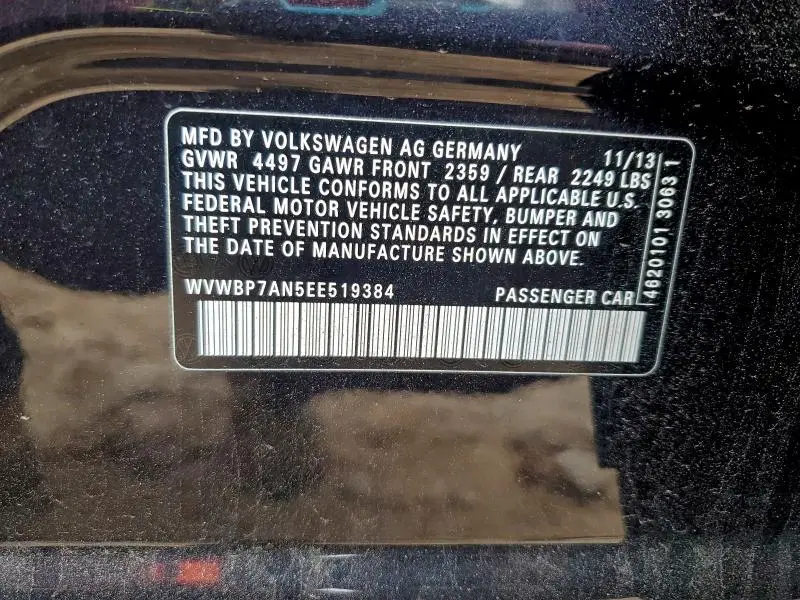 2014 VOLKSWAGEN CC SPORT  