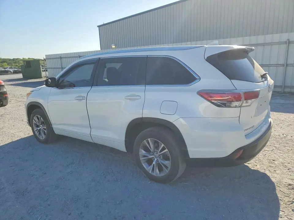 2015 TOYOTA HIGHLANDER XLE  
