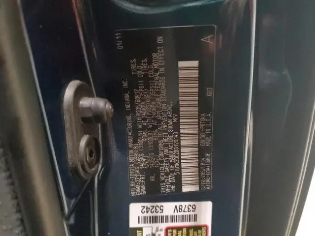 2011 TOYOTA SIENNA XLE  