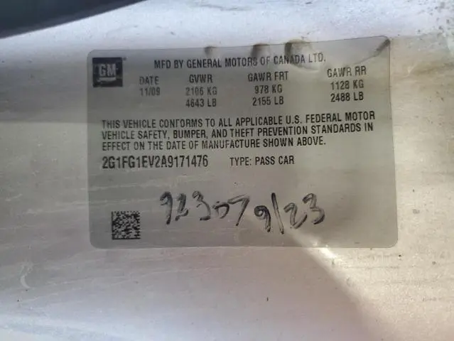 2010 CHEVROLET CAMARO LT  